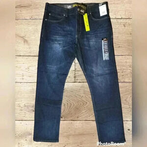 NWT Lee performance series slim fit straight dark wash denim jeans  40x32